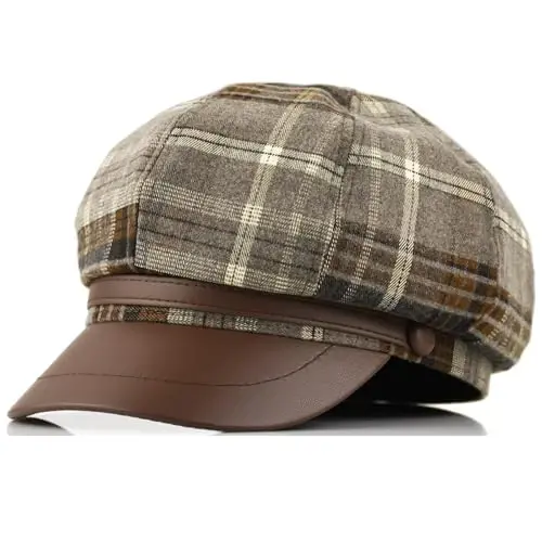 KORIXINE Womens Newsboy Cap French Fashion Hats Summer Cabbie Baker Boy Hat for Fall Beret Cap 