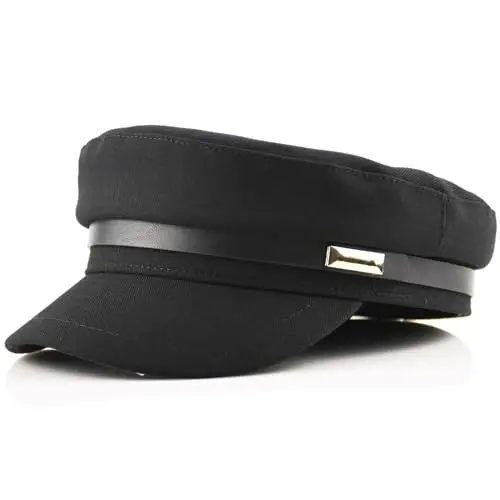 KORIXINE Kadın Newsboy Şapka Fransız Moda Şapkalar Yazlık Cabbie Baker Boy Şapka Sonbahar Bere Şapka - 1