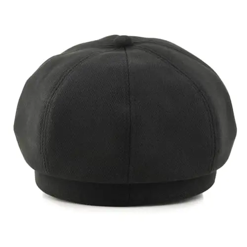 KORIXINE Womens Newsboy Cap French Fashion Hats Summer Cabbie Baker Boy Hat for Fall Beret Cap - 4