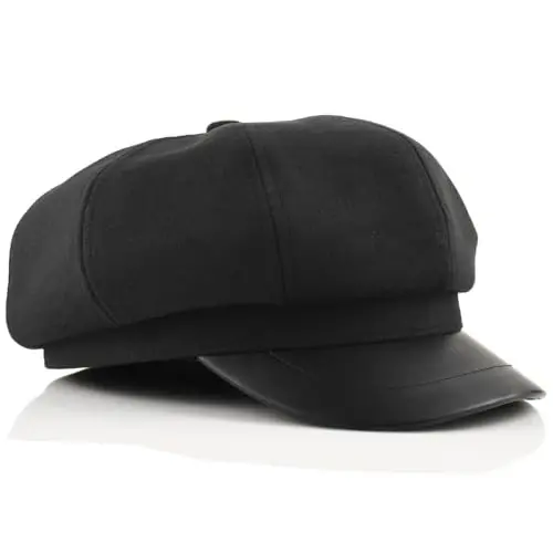 KORIXINE Kadın Newsboy Şapka Fransız Moda Şapkalar Yazlık Şoför Şapkası Sonbahar Bere Şapka - 2