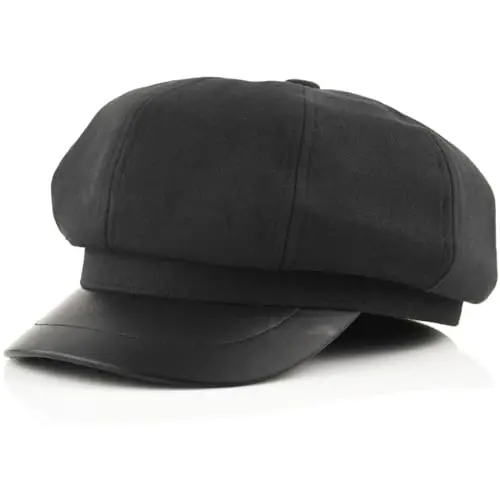 KORIXINE Womens Newsboy Cap French Fashion Hats Summer Cabbie Baker Boy Hat for Fall Beret Cap - 1