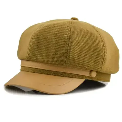 KORIXINE Womens Newsboy Cap French Fashion Hats Summer Cabbie Baker Boy Hat for Fall Beret Cap 