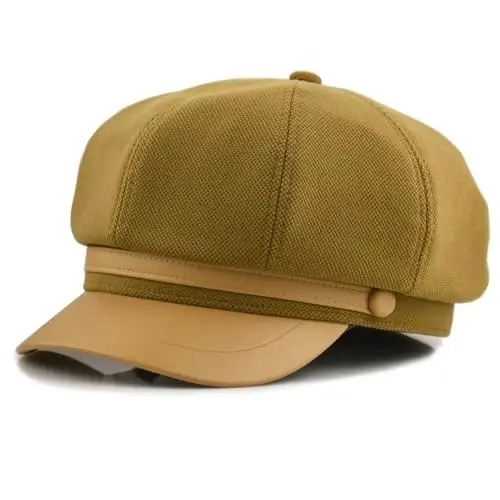 KORIXINE Womens Newsboy Cap French Fashion Hats Summer Cabbie Baker Boy Hat for Fall Beret Cap - 1