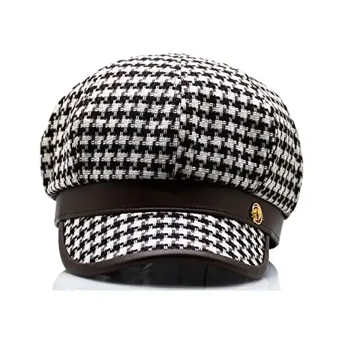 KORIXINE Womens Newsboy Cap French Fashion Hats Summer Cabbie Baker Boy Hat for Fall Beret Cap - 6