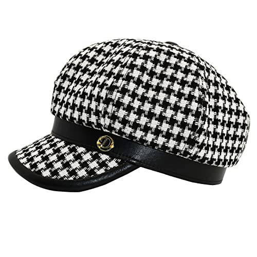 KORIXINE Womens Newsboy Cap French Fashion Hats Summer Cabbie Baker Boy Hat for Fall Beret Cap - 1