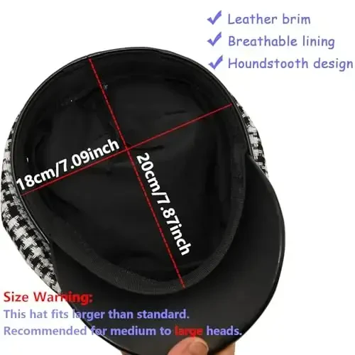 KORIXINE Womens Newsboy Cap French Fashion Hats Summer Cabbie Baker Boy Hat for Fall Beret Cap - 1