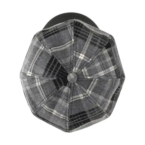 KORIXINE Womens Newsboy Cap French Fashion Hats Summer Cabbie Baker Boy Hat for Fall Beret Cap - 5