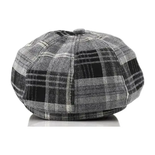 KORIXINE Womens Newsboy Cap French Fashion Hats Summer Cabbie Baker Boy Hat for Fall Beret Cap - 6