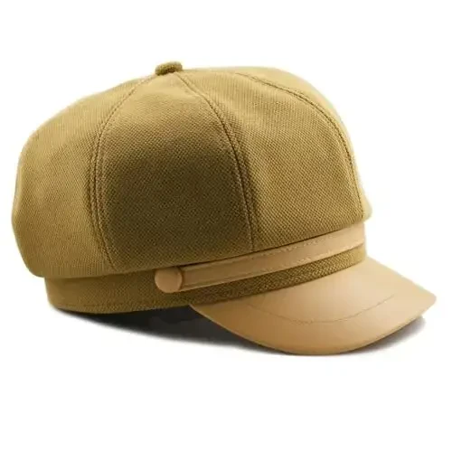 KORIXINE Womens Newsboy Cap French Fashion Hats Summer Cabbie Baker Boy Hat for Fall Beret Cap - 3