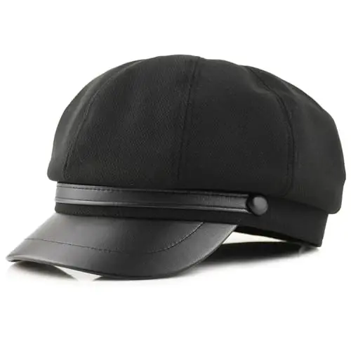 KORIXINE Womens Newsboy Cap French Fashion Hats Summer Cabbie Baker Boy Hat for Fall Beret Cap - 1