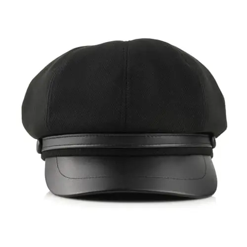 KORIXINE Womens Newsboy Cap French Fashion Hats Summer Cabbie Baker Boy Hat for Fall Beret Cap - 3
