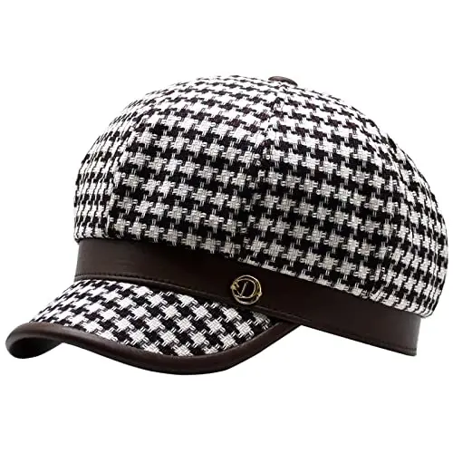 KORIXINE Womens Newsboy Cap French Fashion Hats Summer Cabbie Baker Boy Hat for Fall Beret Cap - MODAZONE