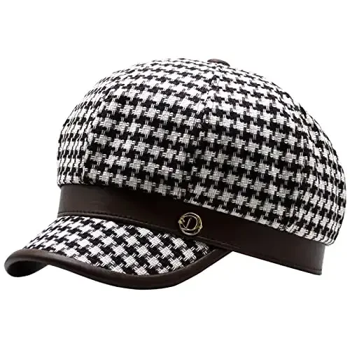 KORIXINE Womens Newsboy Cap French Fashion Hats Summer Cabbie Baker Boy Hat for Fall Beret Cap - MODAZONE