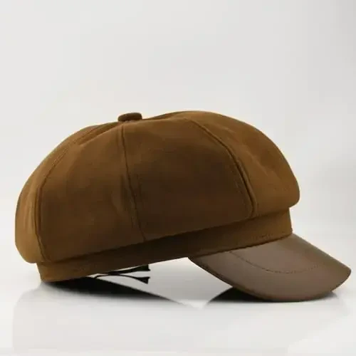 KORIXINE Womens Newsboy Cap French Fashion Hats Summer Cabbie Baker Boy Hat for Fall Beret Cap - 4