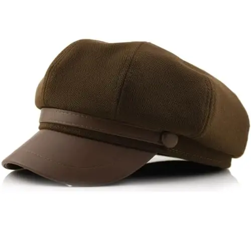 KORIXINE Womens Newsboy Cap French Fashion Hats Summer Cabbie Baker Boy Hat for Fall Beret Cap - 1