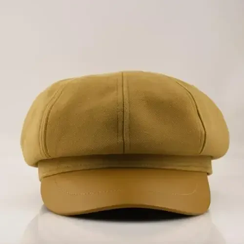 KORIXINE Womens Newsboy Cap French Fashion Hats Summer Cabbie Baker Boy Hat for Fall Beret Cap - 4