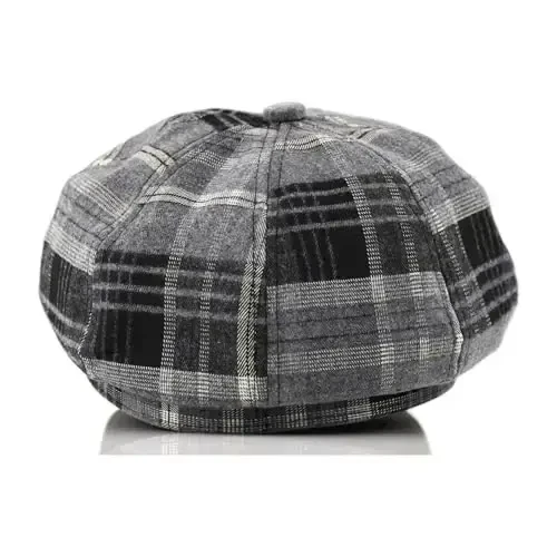 KORIXINE Womens Newsboy Cap French Fashion Hats Summer Cabbie Baker Boy Hat for Fall Beret Cap - 6