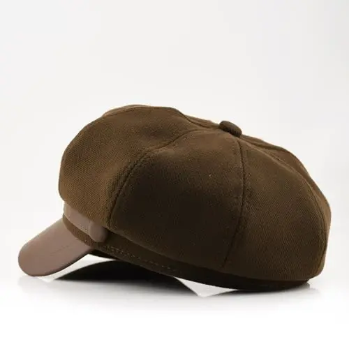 KORIXINE Женская кепка газетчика Французские модные шляпы Летняя кепка Cabbie Baker Boy Hat для осенней беретки - 3