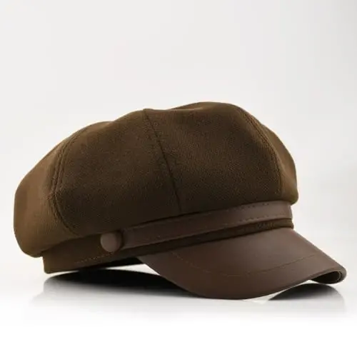 KORIXINE Женская кепка газетчика Французские модные шляпы Летняя кепка Cabbie Baker Boy Hat для осенней беретки - 5