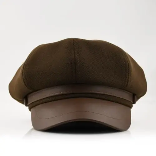 KORIXINE Женская кепка газетчика Французские модные шляпы Летняя кепка Cabbie Baker Boy Hat для осенней беретки - 6