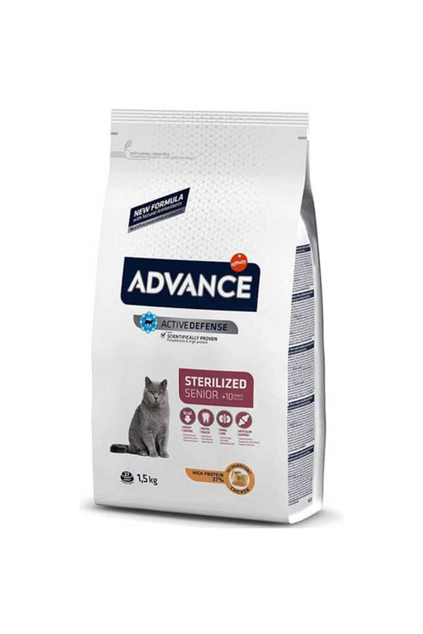 Корм для кастрированных пожилых кошек Neo Pet Market Cat Sterilized +10 Senior 1,5 кг - 1