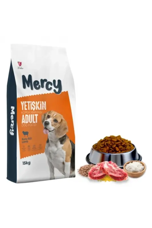 Корм для взрослых собак с бараниной 15 кг - MERCY