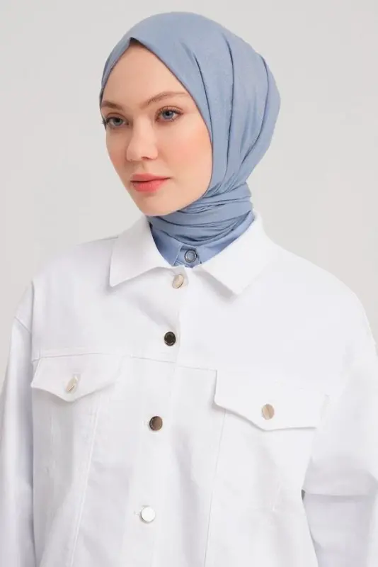 Короткая джинсовая куртка Armine 24Y5405 Белый - 3