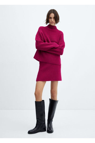 Короткая трикотажная юбка - MANGO WOMAN (1)
