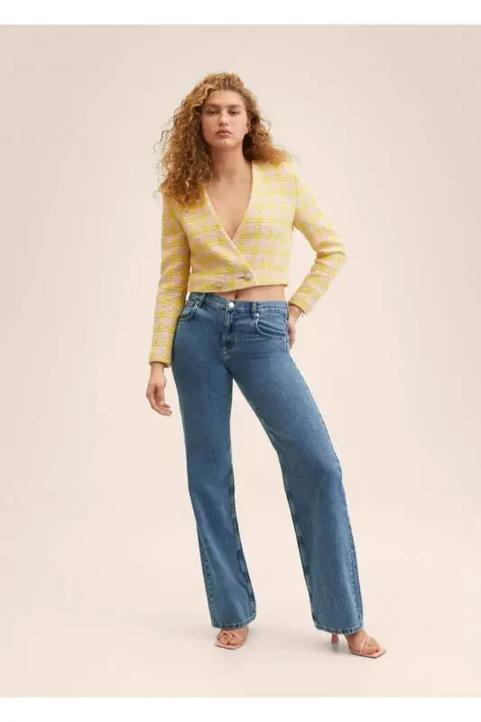 Короткий твидовый жакет - 2