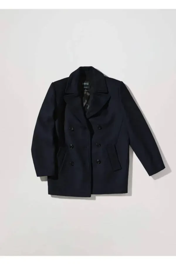 Короткое шерстяное пальто - 3