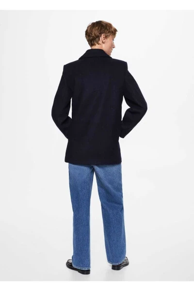 Короткое шерстяное пальто - 4