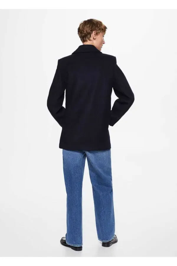 Короткое шерстяное пальто - 4