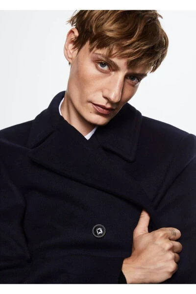 Короткое шерстяное пальто - 6