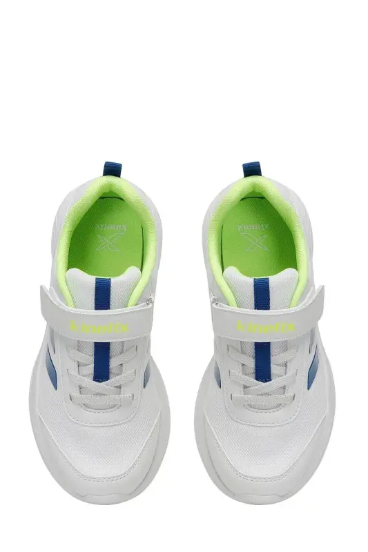 Korper II FX White-Sax-D.Green Boys' Sneaker-White - 4
