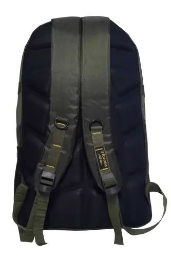 Körüksüz Yarı Dağcı Sırt Çantası 50 Lt Su Geçirmez Kumaş Unisex Trekking - Haki - 6