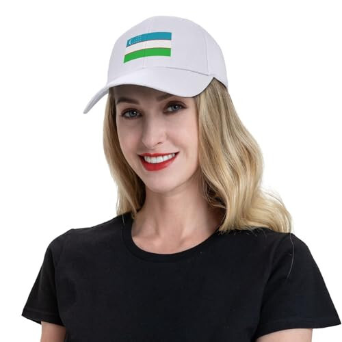 KOSPOGO Flag of Uzbekistan Baseball Cap for Men Women Hat Adjustable Truck Driver Baseball Caps Dad Hats - 7