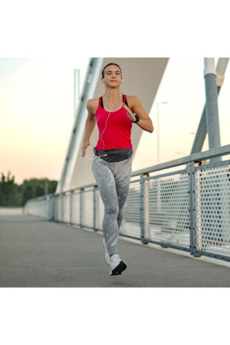 Koşucu Bel Çantası-Siyah - 8