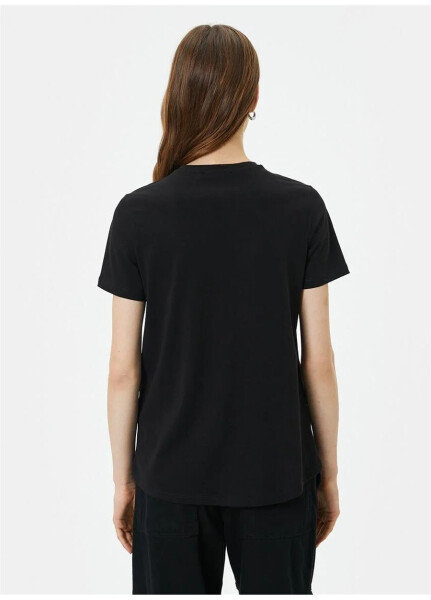 Koton Black Women's Crew Neck T-Shirt - 8