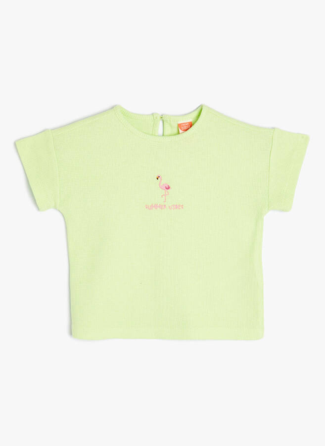 Koton Green Baby Girl T-Shirt 4SMG10129AK - 1