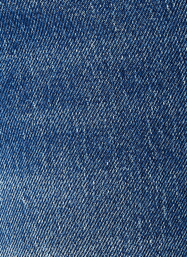 Koton Yüksek Bel Boru Paça Dar İndigo Kadın Denim Pantolon 4WAL40039MD - 6