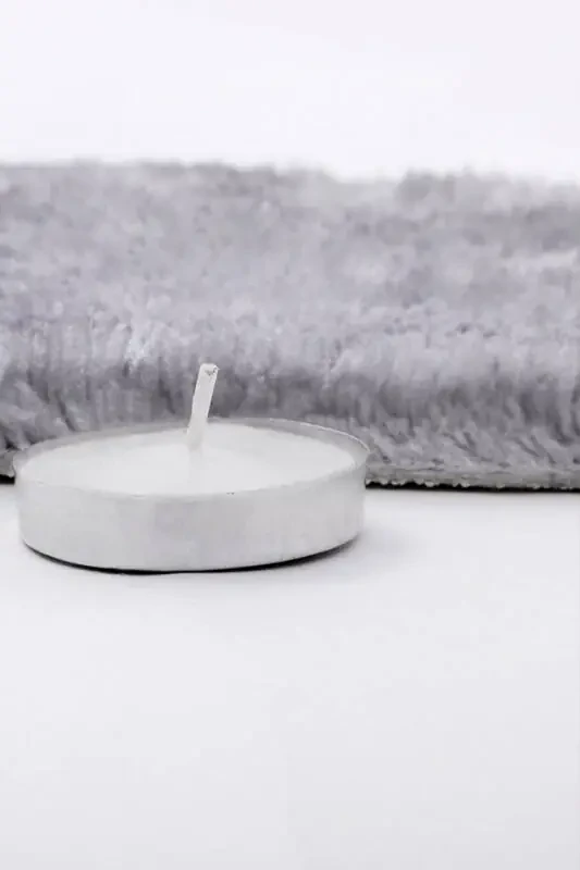 Ковер Altun Home Post светло-серый плюшевый нескользящий, не линяющий, машинная стирка - 4