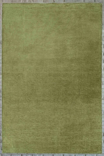 Ковер Moreno из вискозного волокна с нескользящей основой, моющийся, зеленый, для кухни, 1140 - 10