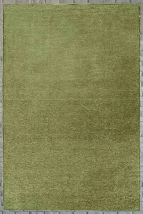 Ковер Moreno из вискозного волокна с нескользящей основой, моющийся, зеленый, для кухни, 1140 - 10