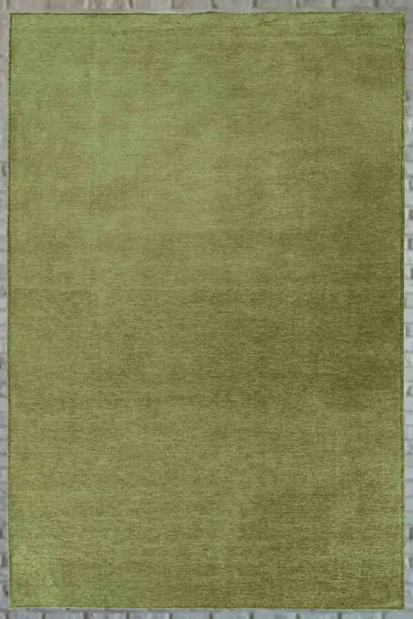 Ковер Moreno из вискозного волокна с нескользящей основой, моющийся, зеленый, для кухни, 1140 - 2