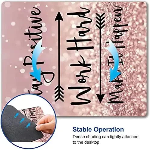 Коврик для мыши Hokafenle, Милый мраморный коврик для мыши, Квадратный водонепроницаемый коврик для мыши с дизайном, Нескользящие резиновые подставки для компьютерных мышей для игр, офиса, ноутбука - 6