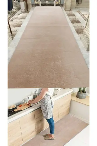 Коврик Raschel с антискользящим основанием из мягкого плюша, цвет визон - RASCHEL CARPET (1)