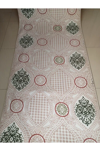 Ковровые дорожки кремовые с капельками, противоскользящая моющаяся основа, для все сезонов, для гостиной, ванной, балкона, молодежной комнаты - ASLAN HOME