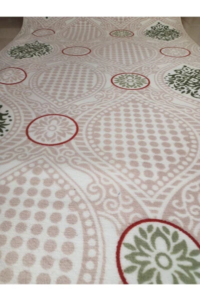 Ковровые дорожки кремовые с капельками, противоскользящая моющаяся основа, для все сезонов, для гостиной, ванной, балкона, молодежной комнаты - ASLAN HOME (1)