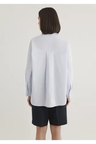 Ko'ylak Oversize / Keng Bichim 1211006-70776 - 5