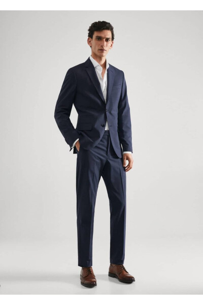 Ko'ylak tugmalari Slim Fit Twill ko'ylak - MANGO MAN (1)